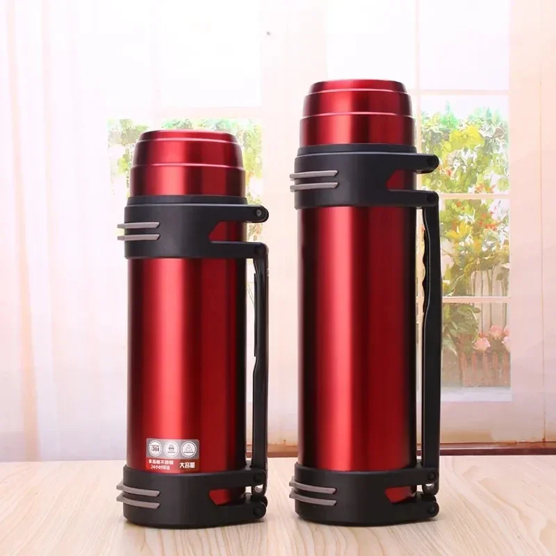 

1.2l/1.5l/2l Thermos Travel Thermosflask Flask Water Coffee Bottle Hydro Stainless Steel Coffee Mug For Tea Insulated Thermo Cup