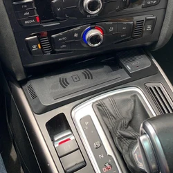 Car Wireless charger for Audi A4 B8 B9 A4 Allroad A5 S5 RS5 Q5 SQ5 phone holder mount charging fast charge tuning accessories