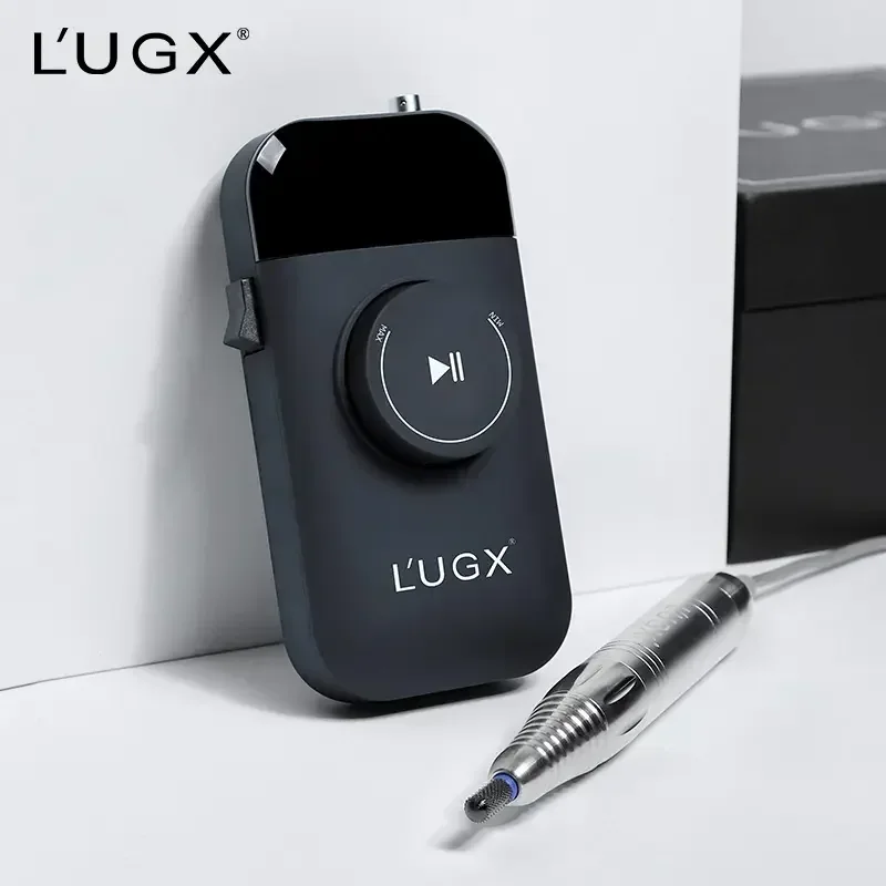 LUGX LG609 OEM/ODM portátil recarregável polidor de unhas profissional sem escova elétrica máquina de broca de unhas