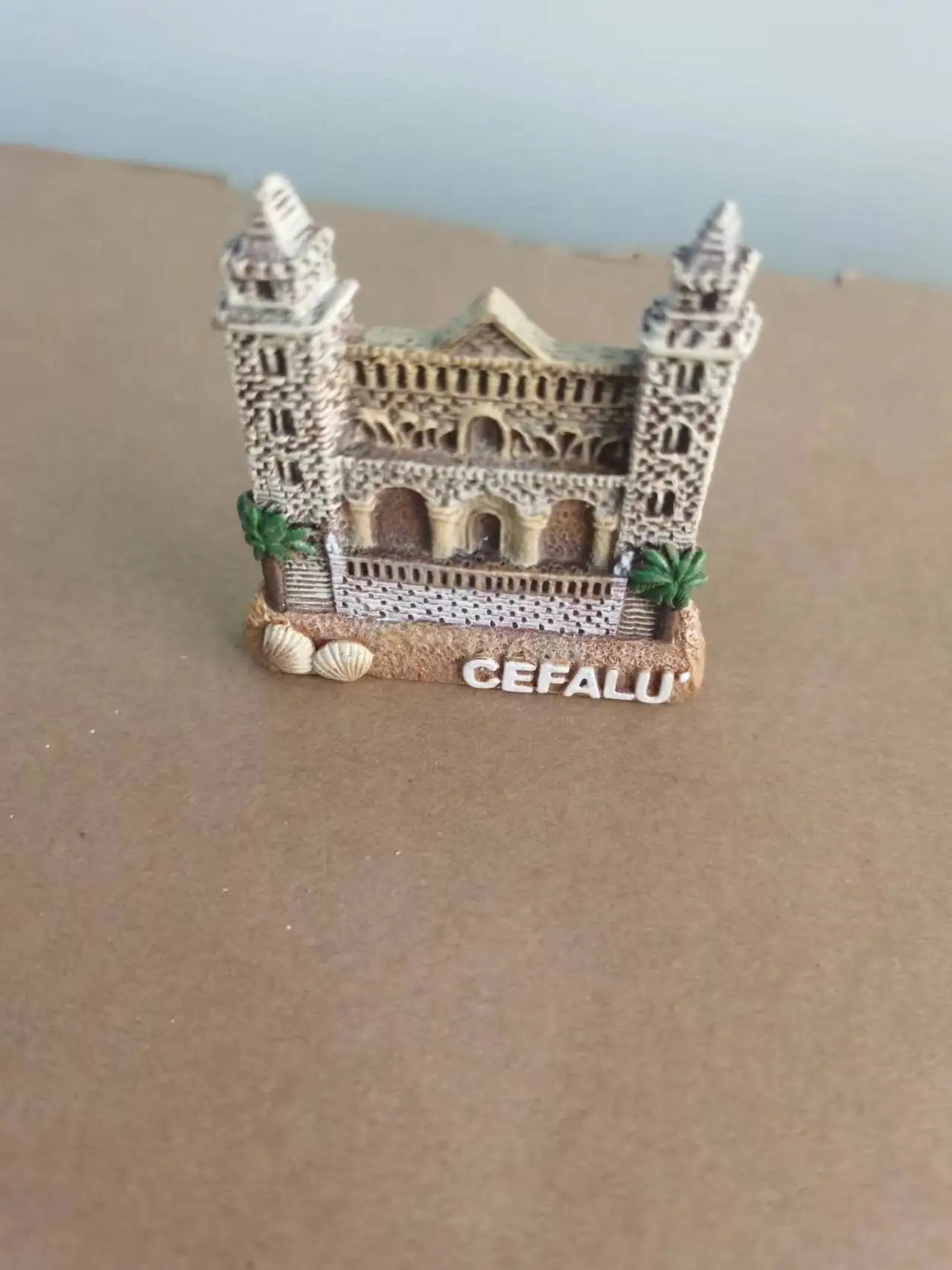 Resin figure mental psychological sand table game box court therapy building cefalu italy