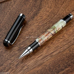 Luxury MB Rollerball Pen Ballpen Refills 0.5mm Black Stainless Steel with Piano Finish Gel Pens High Quality Office Stationary