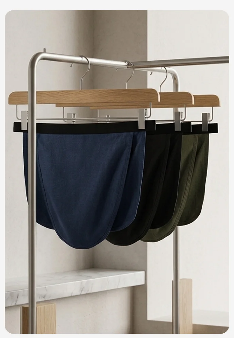 3 unidades de ropa interior de algodón estilo japonés para hombre, calzoncillos deportivos transpirables y cómodos, sin bolsa, tanga sexy para hombre, prenda íntima.