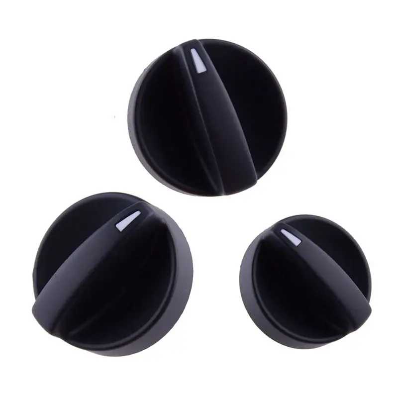 

A73Q-3Pcs Control Switch Knobs A/C Knob For 2006-2008 Mazda 6 GV2W-61-195 GV3A-61-195