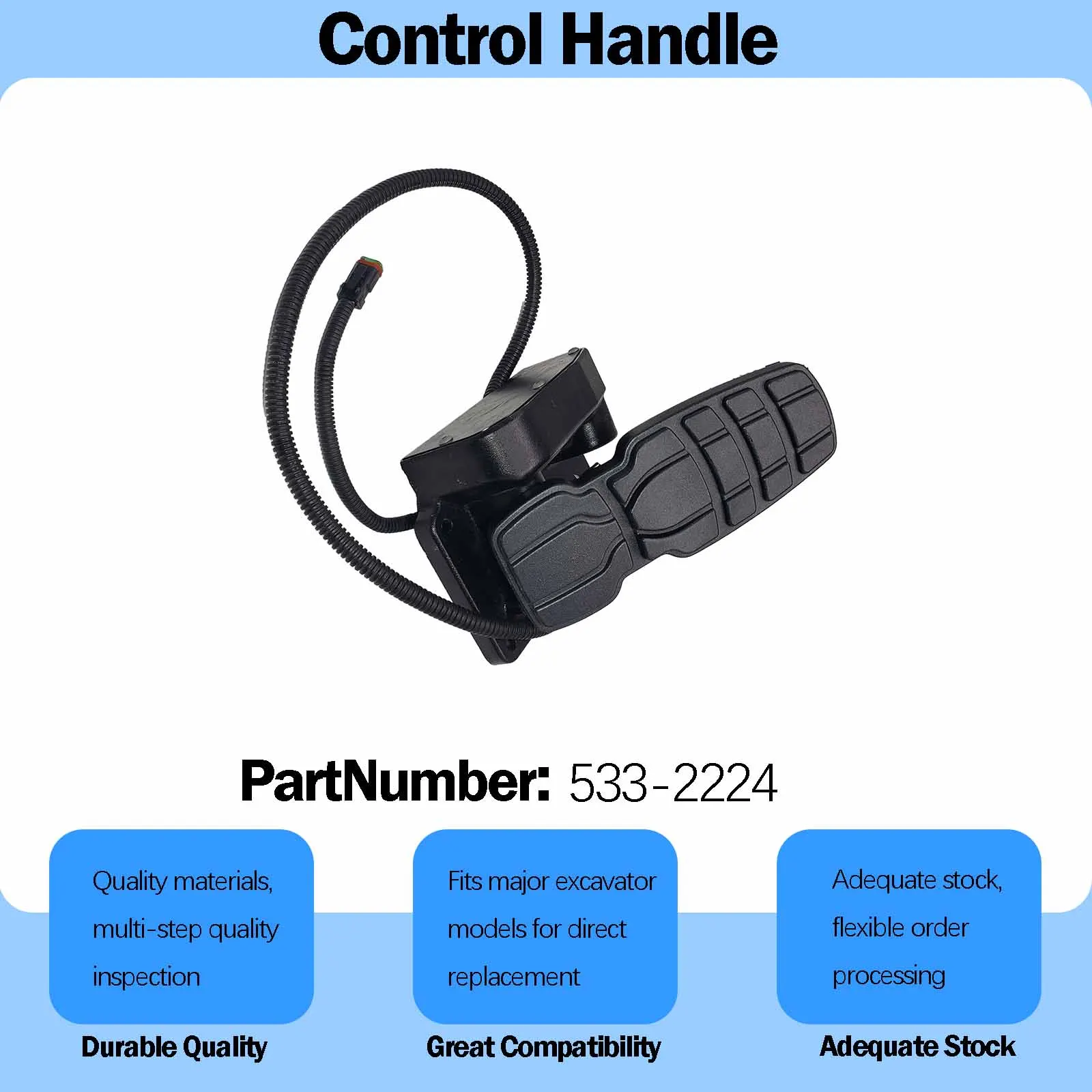 Pedal Control 5332224 For CAT Machinery Equipment