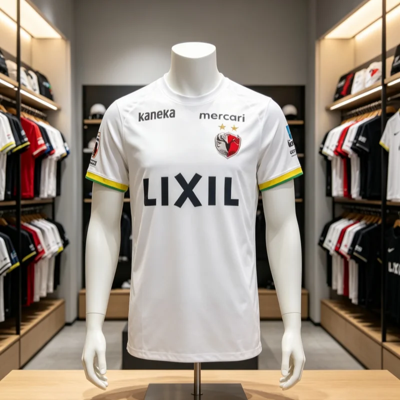 26-27 Saison Erwachsenen-T-Shirt von Kashima Antlers, 3D-Druck, Herren-Sportstil, Sommer, atmungsaktiv, schnelltrocknend, Eltern-Kind-Trikot – Detail 1