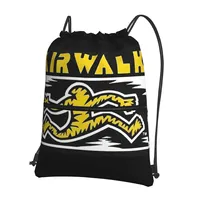 Tattoo Old School Airwalk Backpacks Drawstring Bag Multi-function Drawstring Bundle Pocket Storage Bags For School Students