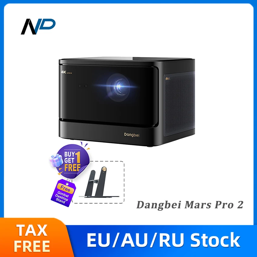 

Dangbei Mars Pro 2 (DBOX02) Uhd 4k Laser Projector 2450 ISO Lumens Google Projector With Netflix 3D Smart Tv Projector