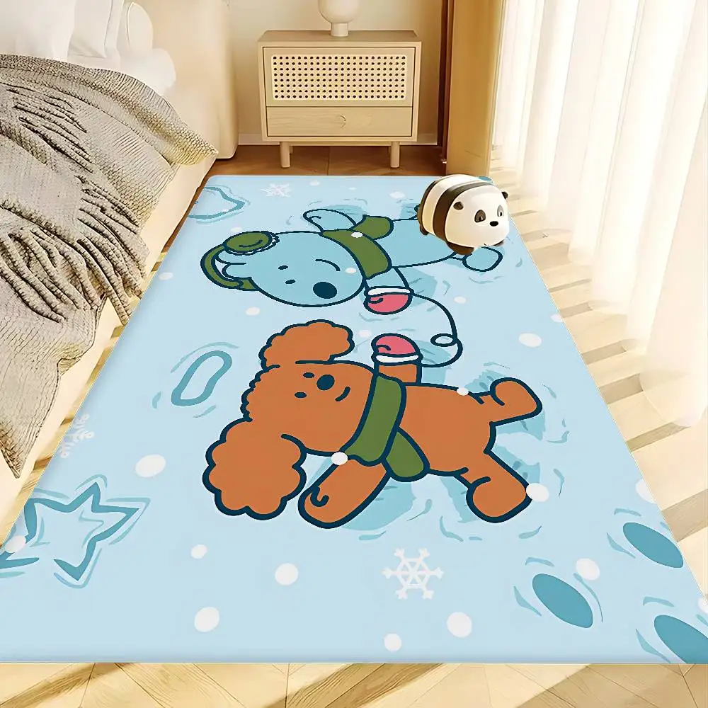 Co-branded Eteecy doggy Floor Mat INS Style Soft Bedroom Floor House Laundry Room Mat Anti-skid Household Carpets