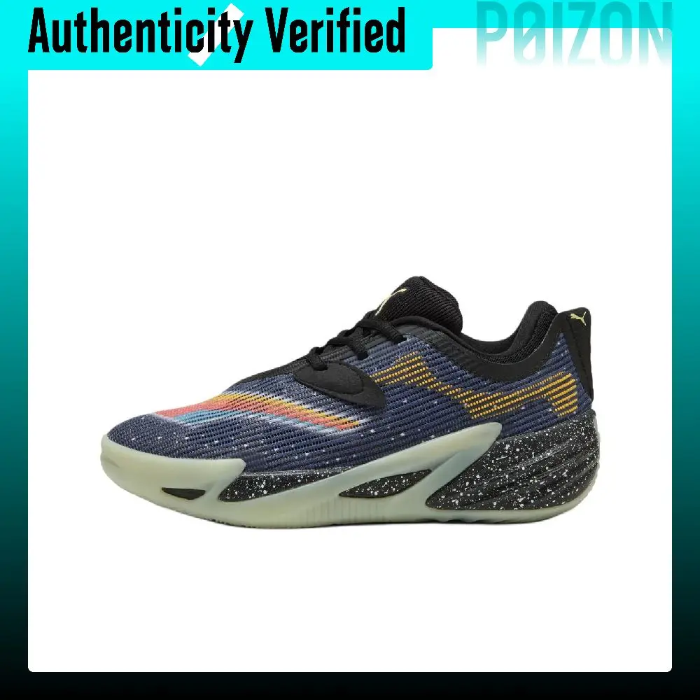 PUMA x E.T. The Extra Terrestrial ALL PRO NITRO 2 Low top Basketball Shoes Unisex Blue Black 312313-01