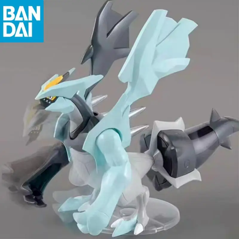 本物のバンダイナムコ在庫ポケモンブラックホワイトキュレムレシラムゼクロム組み立てモデル DIY コレクター置物おもちゃキッドギフト