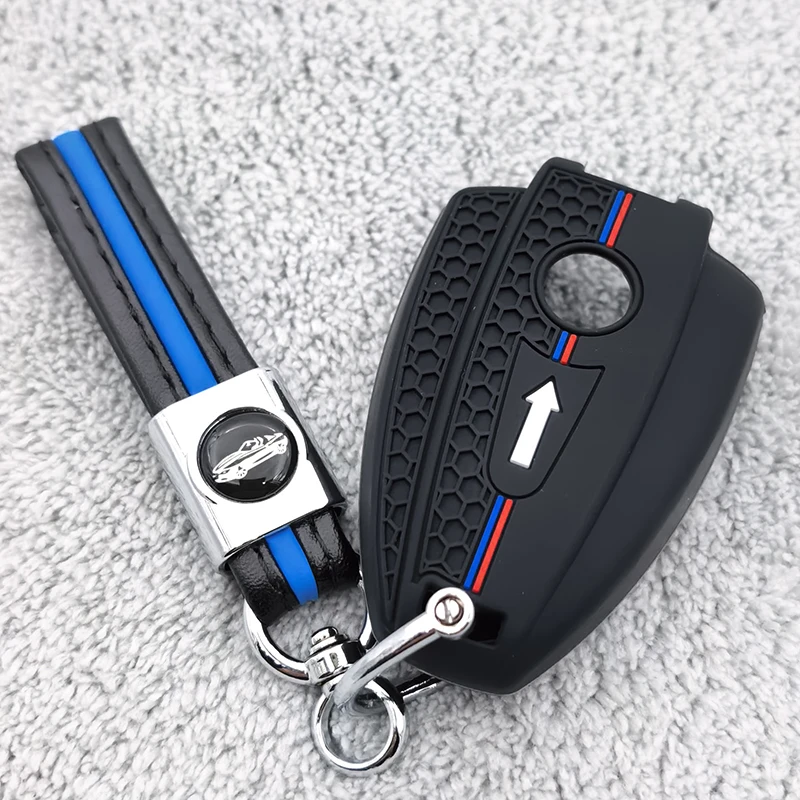 For BMW R 18 Classic 100 Years R18B R18 B R18 R18B R18TC R1 Motorcycle Silicone Key Case Shell Roctane Key Case Cover Keyring
