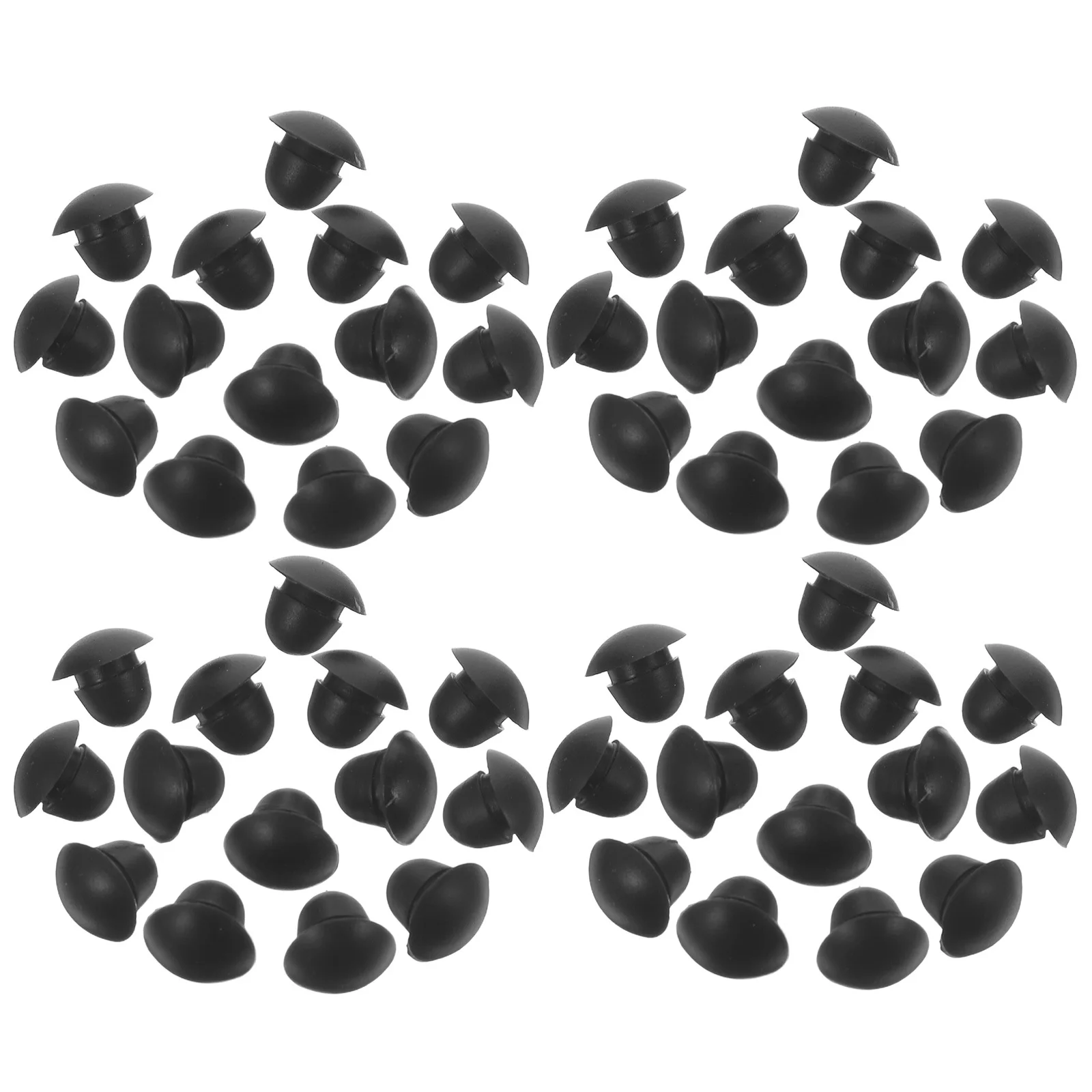 

100pcs Snap-In Silicone Hole Plug 6-6.5Mm Waterproof For Metal Tube Furniture Panel Seal Cover End Caps Inserts Durable Sealing