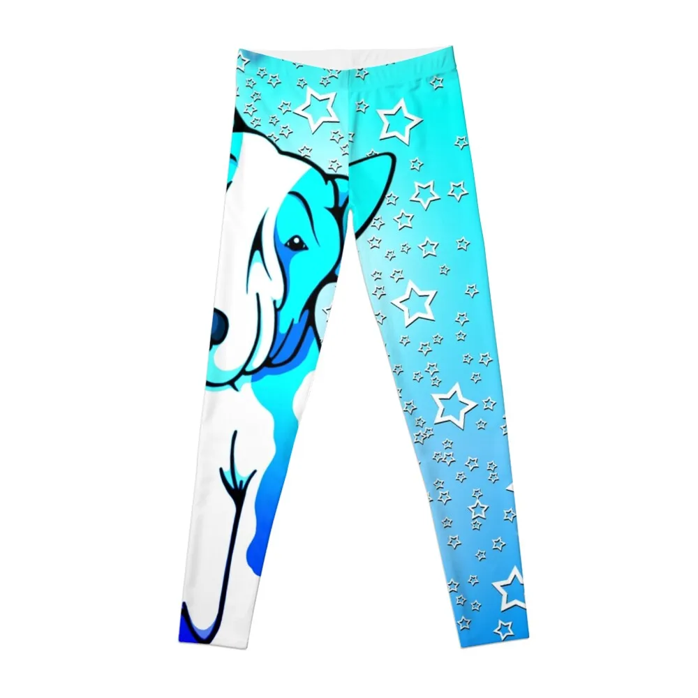 Midnight Starry Bull Terrier Leggings sports woman gym Women sportwear Womens Leggings