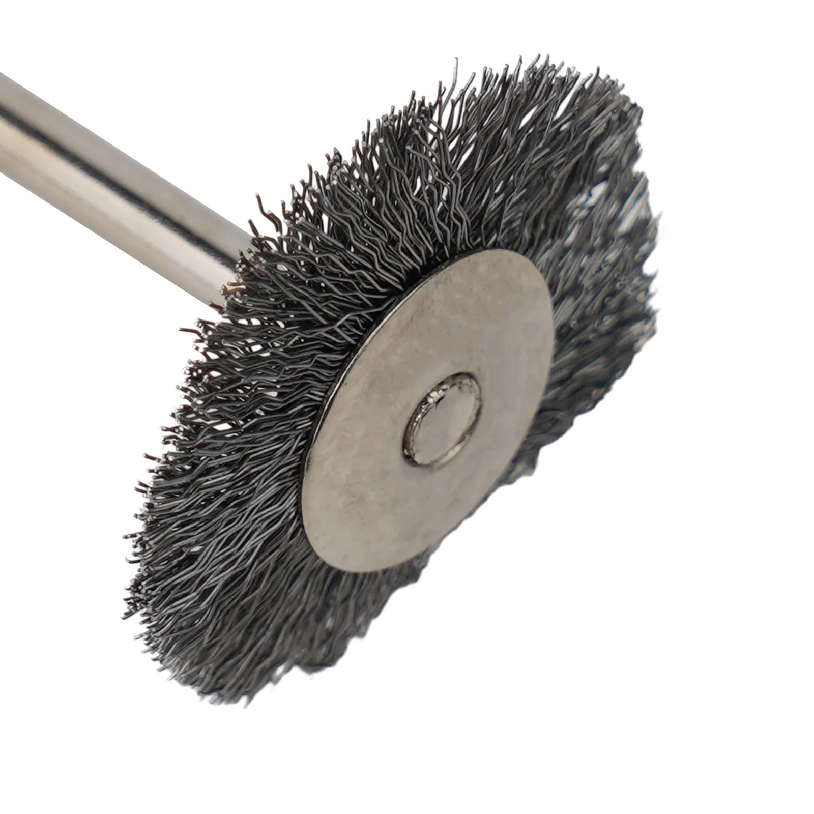 3Pcs Stainless Steel Wire Brush Set for Rust Removal Polishing Metal Cleaning with 5mm 15mm 25mm Wheel Diameter for Rotary Tools