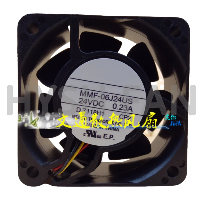 

D7118H11 MMF-06J24US CP2 DC24V 0.23A 3-wire Chassis Cooling Fan 6025