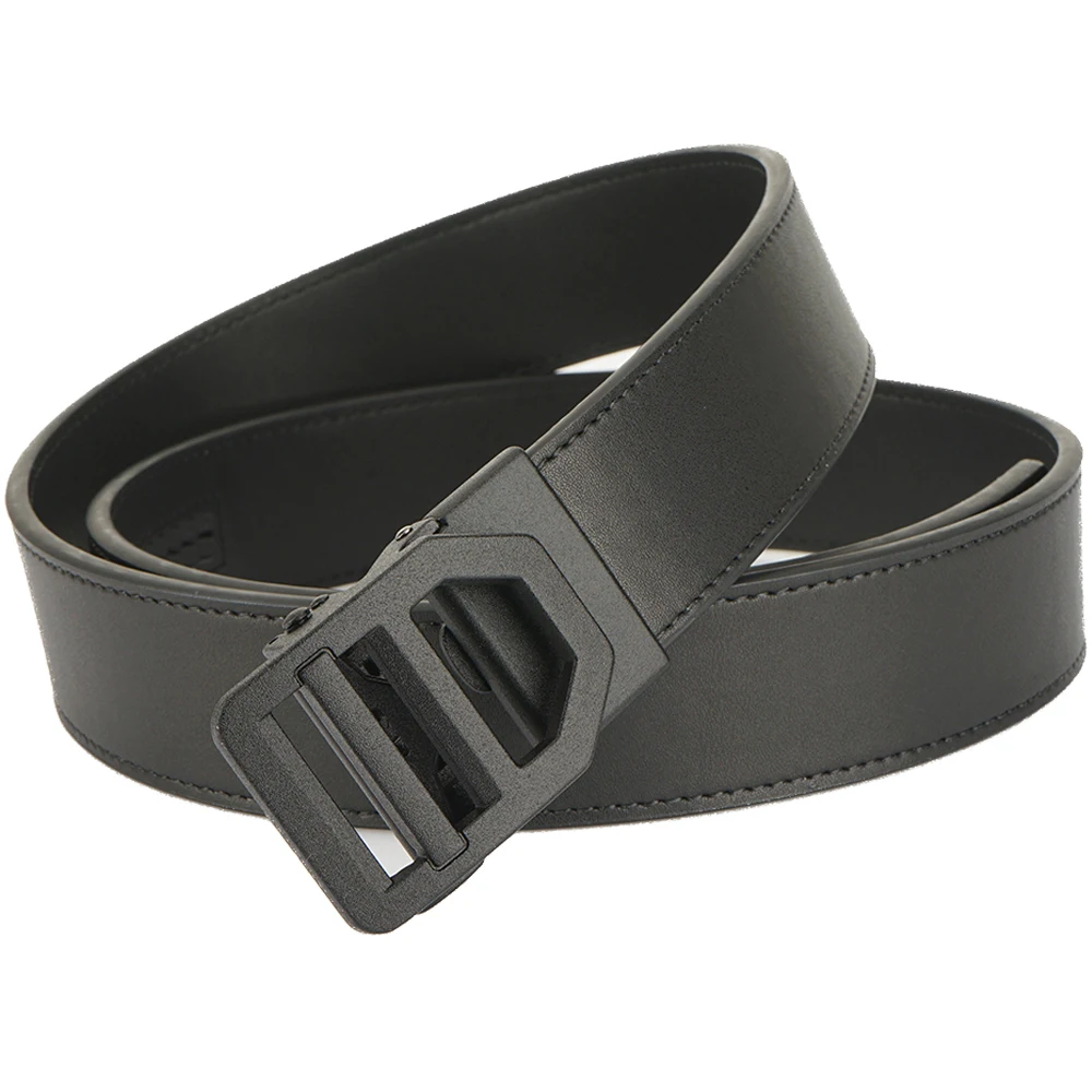 

TUSHI новый деловой мужской ремень с металлической автоматической пряжкой, рабочий тактический ремень высокого качества для мужчин 120 см 130 см 140 см кожаный военный ремень