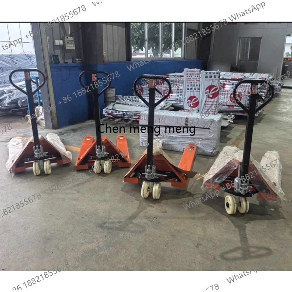 Manual Forklift Pallet Jack Hydraulic Pallet Truck Trailer 2/3/5T Cargo Loading and Unloading Warehousing and Logistics