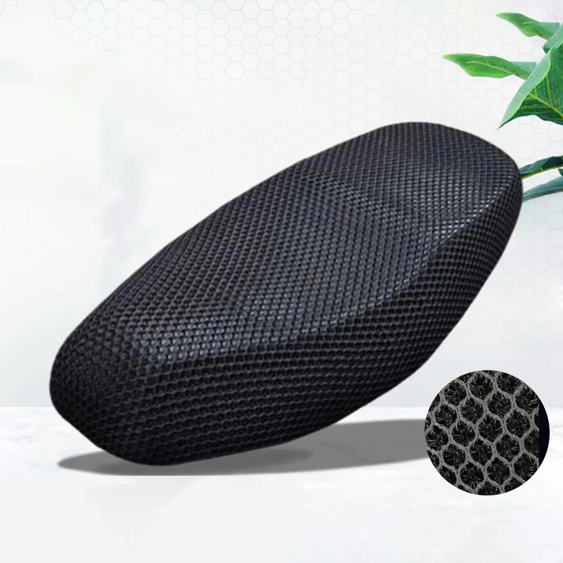 

1 шт. дышащие чехлы на сиденья скутера, летние крутые 3D сетчатые чехлы на сиденья мотоцикла, противоскользящие чехлы, защитная накладка на сетку