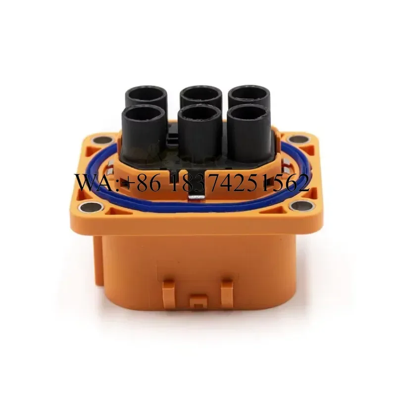 Wmwmnu for High Voltage Interlock Connector Low Current Plug 6Pin 40A 6mm2 Straight Plastic