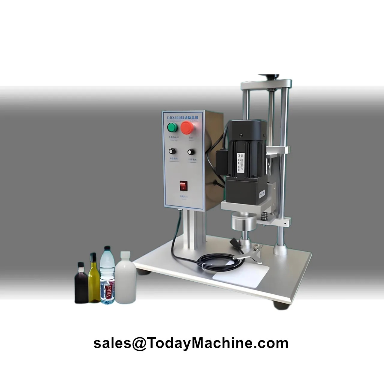 Semi-automatic Cosmetic Bottle Spray Pump Lids Capping Machine
