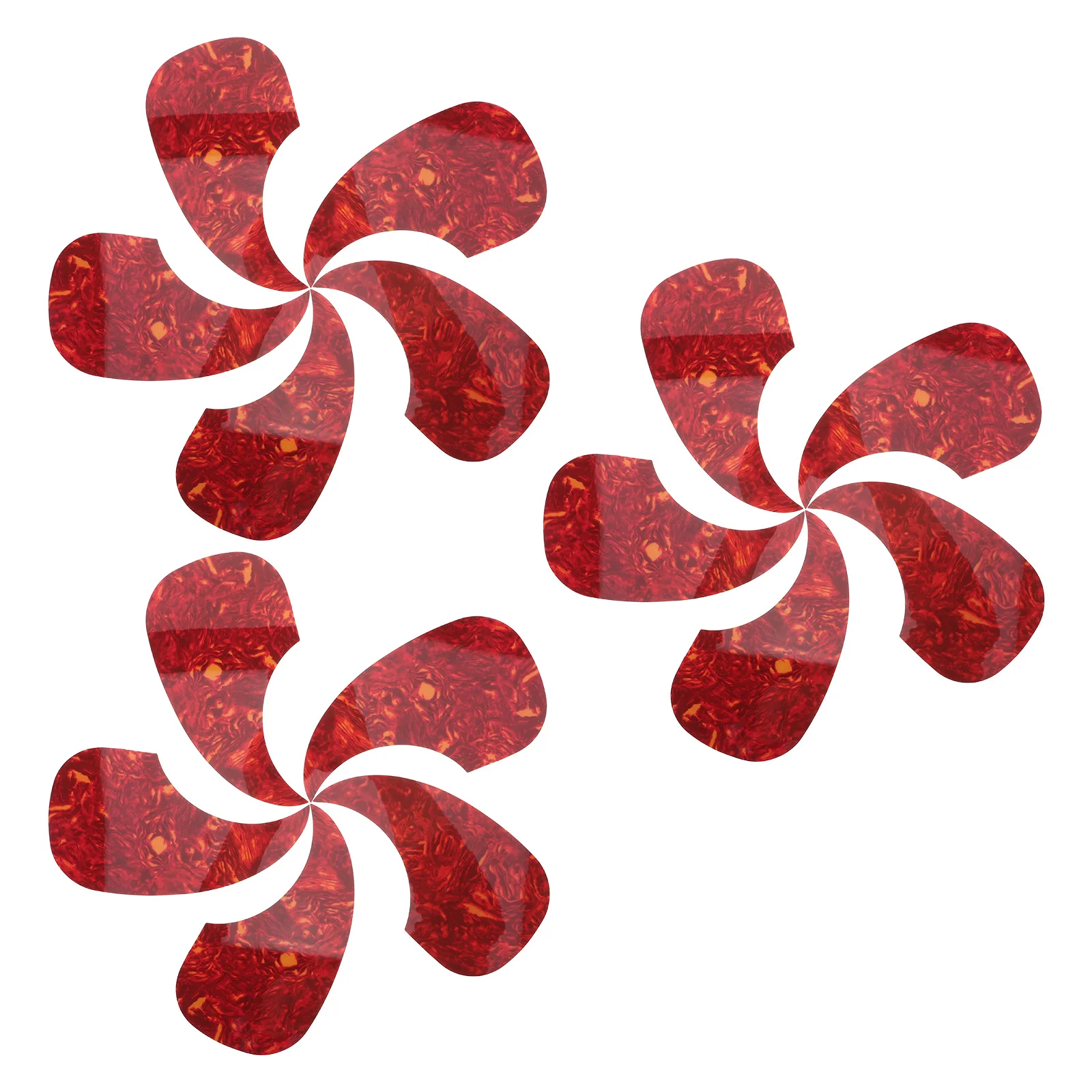 

15Pcs Acoustic Guitar Pickguard Self Adhesive Waterdrop Shaped Scratch Plate Protector Folk Electric Guitar Instrument