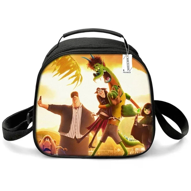 Hotel Transylvania Dracula Portable Lunch Bag Insulated Lunch Box Storage Bag Children's School Office Bento Bag Picnic Handbag