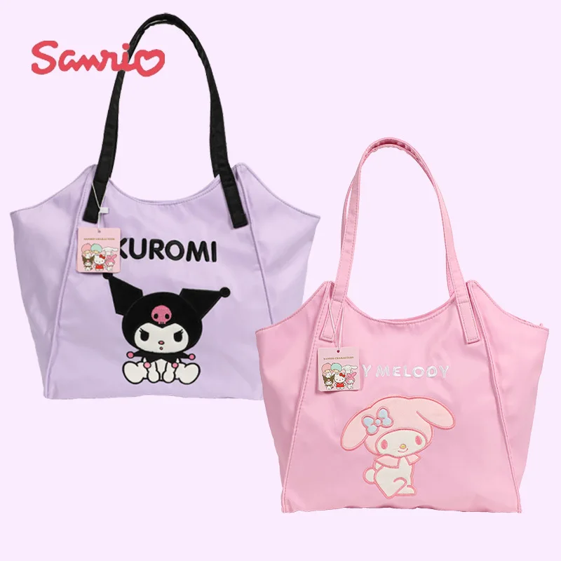 Sanrio Shoulder Bag Cute Sweet Gift For Girl Kuromi My Melody Pochacco Hello Kitty Outdoor Fashion Backpack Handbag