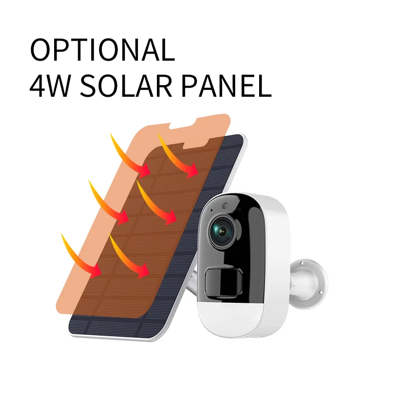 3MP 1253P Solar Power Ubox App  Low Comsunption IP Camera AI Humanoid Motion Detection Auto Tracking  Security CCTV Baby Monitor