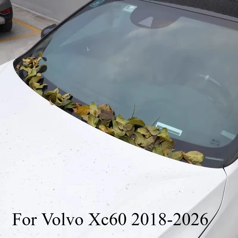 For Volvo Xc60 2018-2026 Artifact Wiper Brush Drain Anti-falling Leaves Sundries Clogging Modification Product Accessories