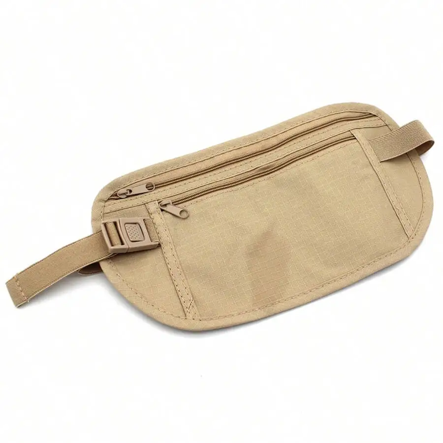 Travel Waist Packs Pouch For Passport Money Belt Bag Hidden Security Wallet Men Travel Bag Chest Pack Money Waist Bag