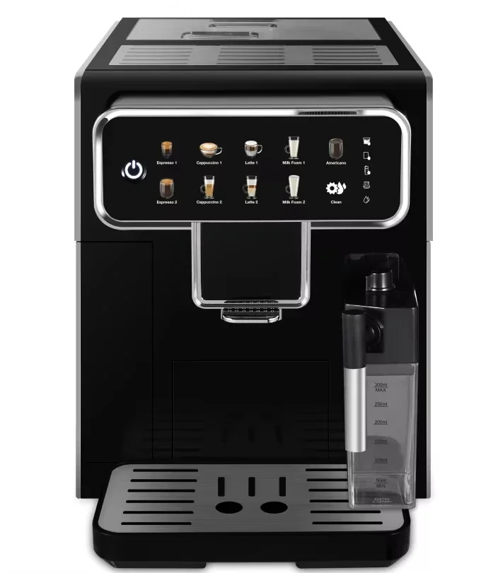 

Programmable Fully-Automatic Stainless Steel Espresso & Cappuccino Latte Coffee Maker for Home & Hotel Use