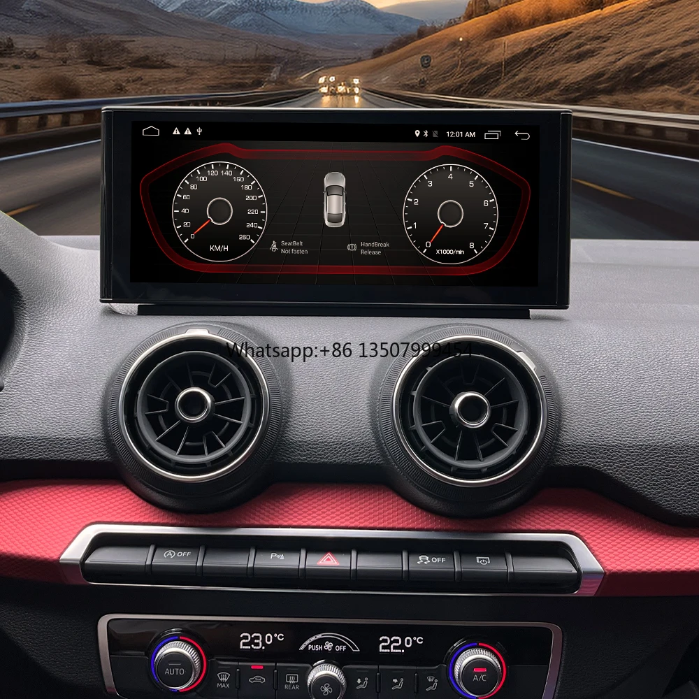 

AuCar 10.25" Android 13 Car Radio Car Video GPS Navigation Multimedia Player Auto Electronics Head Unit for A1 2012-2018