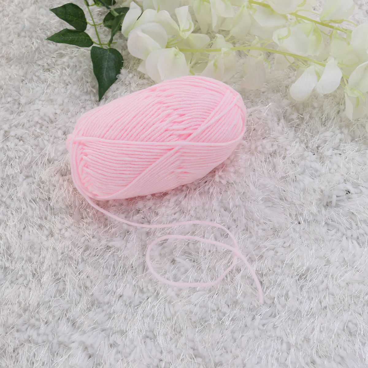 

50 G Milk Cotton Yarn Knit Thread for Knitting Wool Chunky Hand Crocheting Diy Woolen Miss Bulky Thick