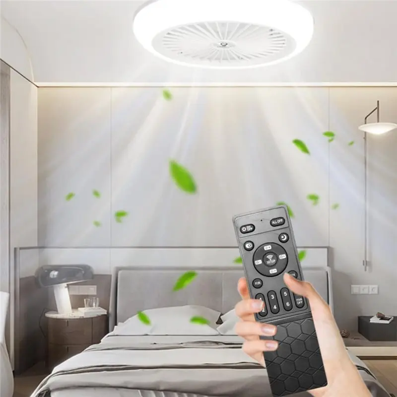 B76B Ceiling Fan Remote Replacement 2Pcs, 6 Speed Timer Control Universal for Home Bedroom Living Room, Battery Operated