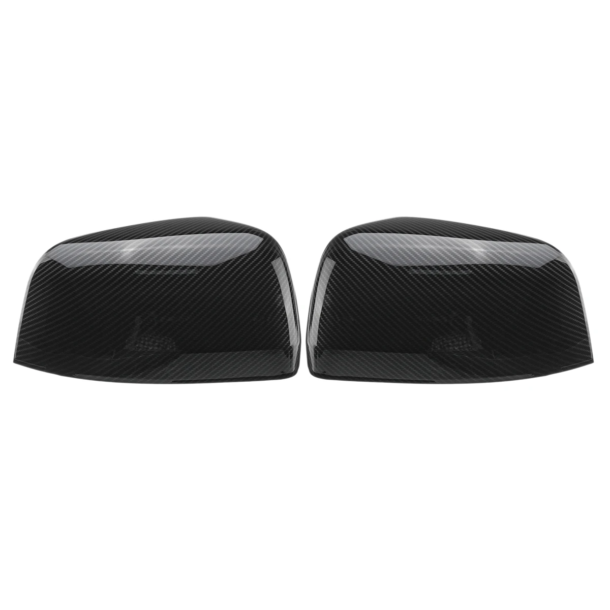 

For Jeep Grand Cherokee 2011 2012 2013 2014 15 16 2017 1 Pair Abs Car Carbon Black Style Rearview Side Wing Mirror Cover Trim