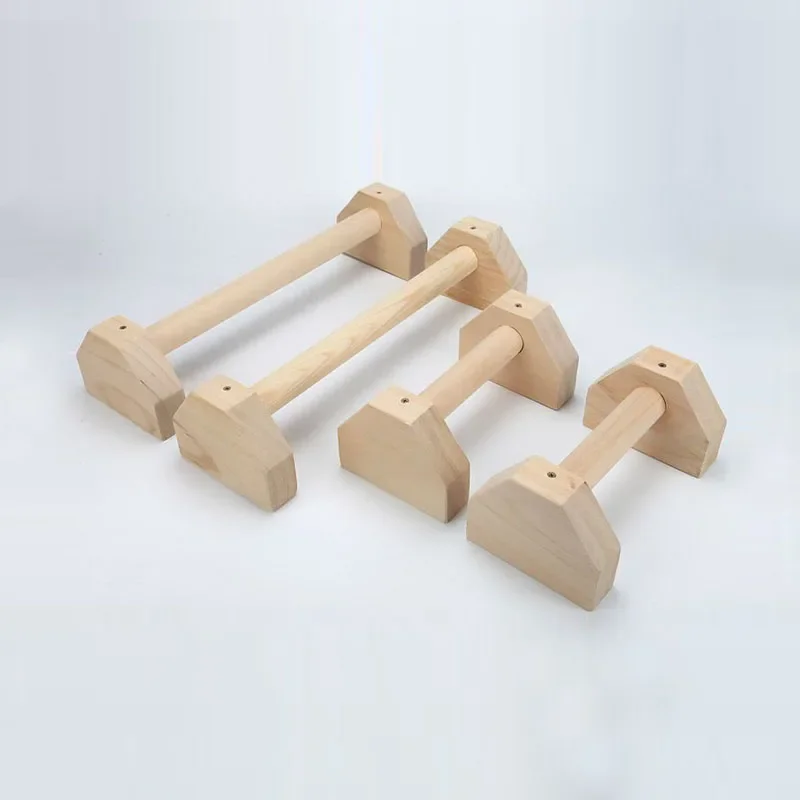 New Type Of Fitness Push-ups Gymnasium Exercise Training Chest H-shaped Wooden Calisthenics Handstand Parallel Rod Double Pole