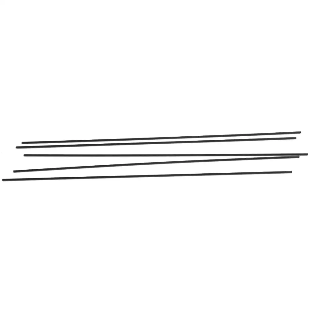 Carbon Fiber Rods 200mm Black Hollow Pipe Model Building Material RC Airplane Upgrade Parts for Model Makers