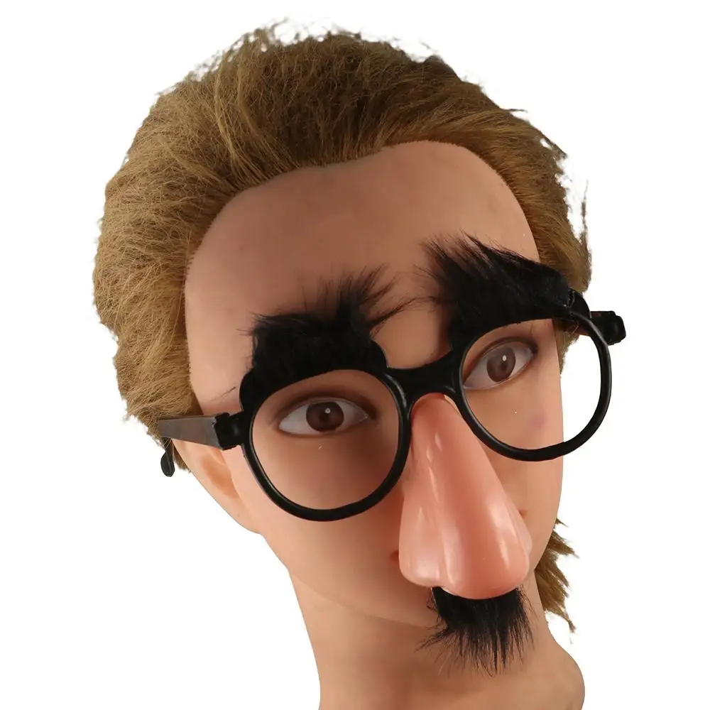 

Halloween Funny Plastic Adult Big Nose Party Decoration Festival Supplies Disguise Spectacles Party Fancy Mask Costume Props