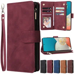 Luxury Wallet Zipper Leather Case For Samsung Galaxy A04s A10 A12 A13 A14 A21s A23 A24 A31 A32 A33 A34 A51 A52 A53 A54 A71 A73