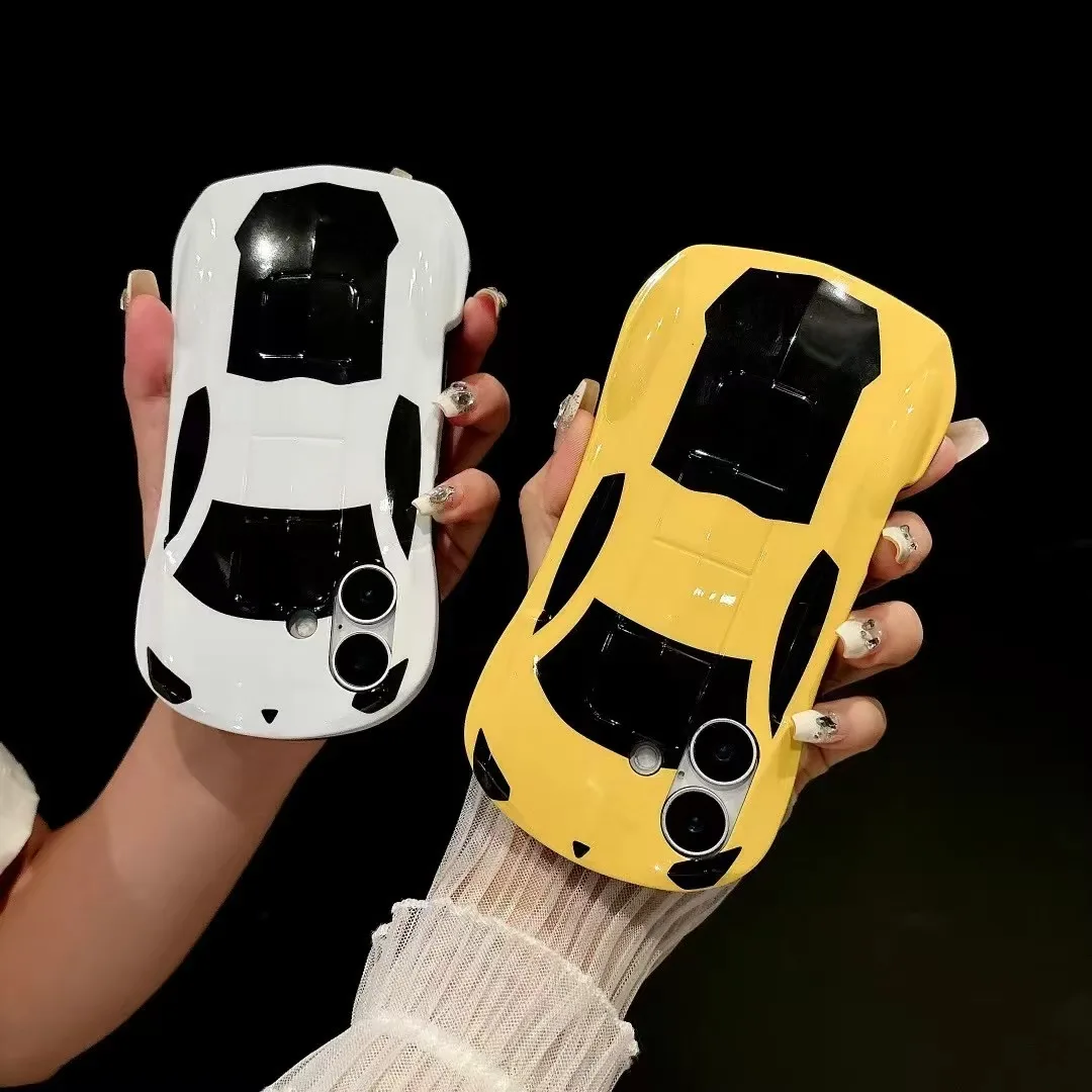 حافظة هاتف رياضية فاخرة للغاية على شكل سيارة رياضية، تتميز بتأثير ثلاثي الأبعاد للغاية، مع قبضة ممتازة للهاتف #2