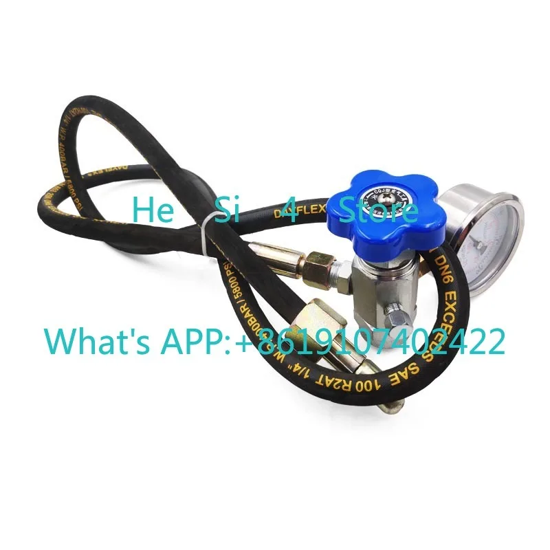 High quality hydraulic accumulator charging accessory CQJ-16 CQJ-25 CQJ-40 thread M14*1.5 CQJ type nitrogen N2 tools NXQ series