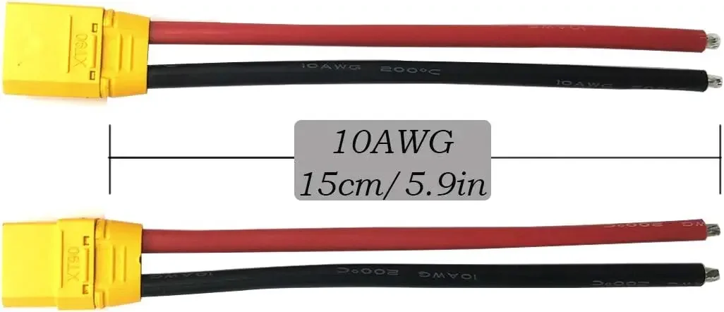 3 пары, силиконовый штекер и гнездо XT90H XT90, 150 мм, 10awg