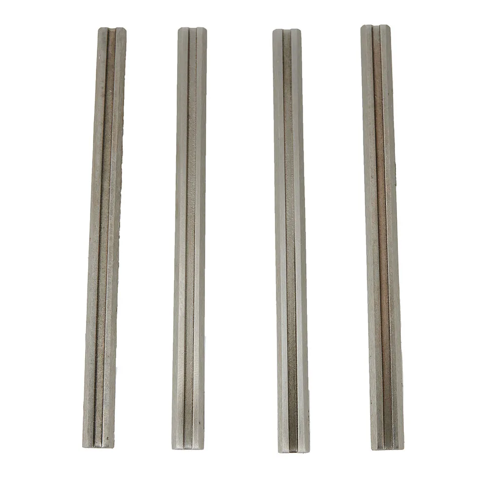 4 قطعة شفرات المسحاج 82X5.5X1.1 مللي متر HSS شفرات لقطع الخشب الناعم الخشب الصلب رقائق الخشب مجلس شفرة المسوي الكهربائية أداة السلطة
