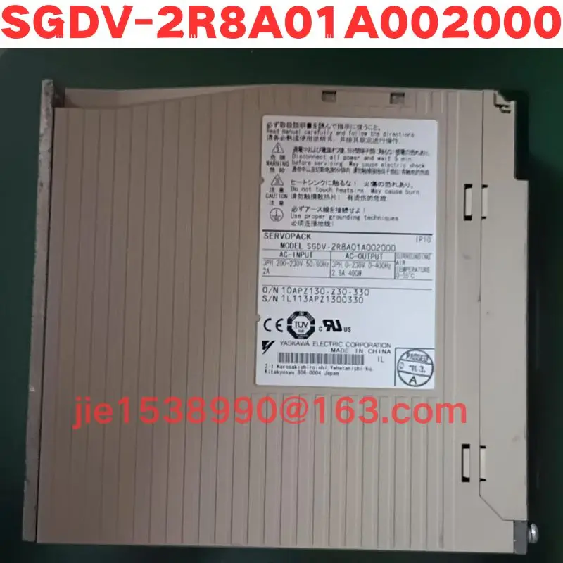 Used SGDV-2R8A01A002000 Normal Function Tested OK