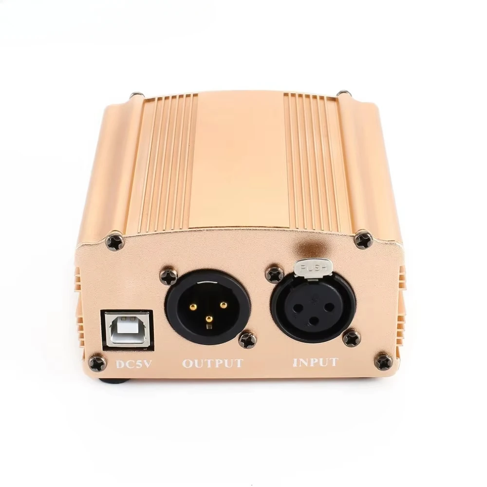 48 В USB фантомный источник питания USB-кабель микрофонный кабель для мини-микрофонного конденсаторного записывающего оборудования