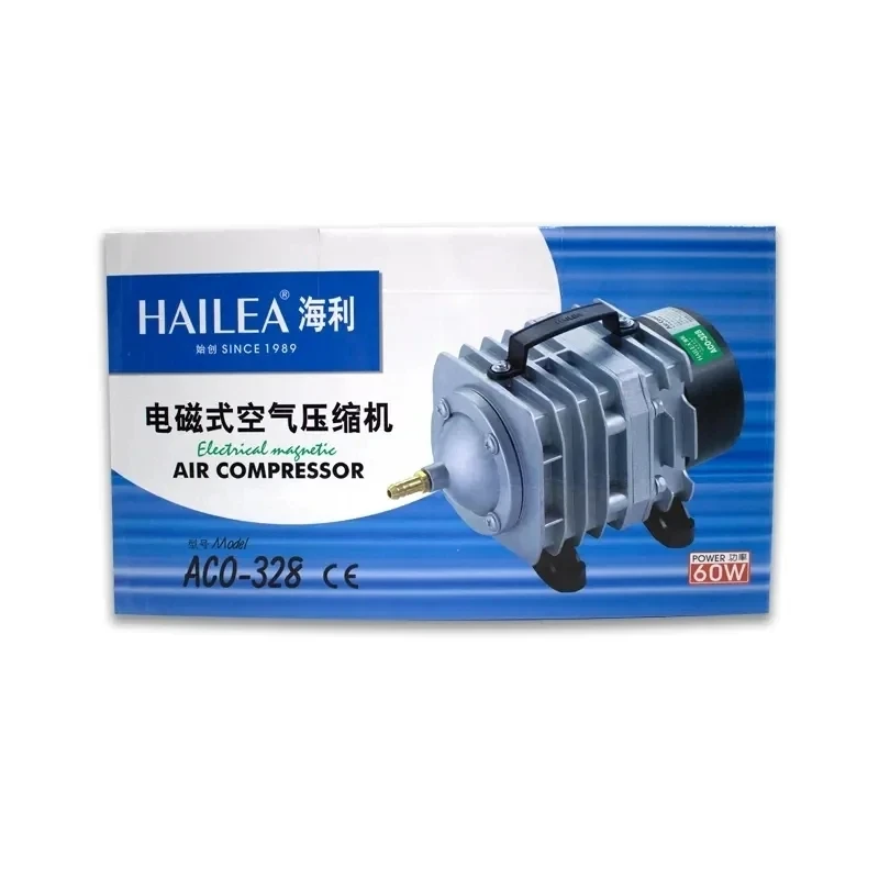 HAILEA ACO Aquarium Elektromagnetische Luftpumpe Belüftungspumpe Hochleistungs-Sauerstoffpumpe Belüfter Oxygenator Fischteich 300 W 380 W 500 W – Detail 2
