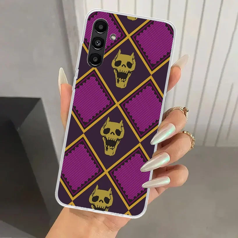 JoJo Adventure Killer Queen Phone Case for Samsung Galaxy A16 A26 A36 A56 A15 A25 A35 A55 A14 A24 A34 A54 A13 A23 A33 A53 A05S A