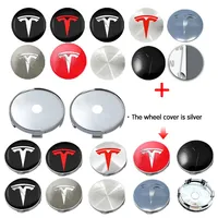 4pcs 60mm Tesla Hub Cap Center Cap Logo High Quality Sticker for Tesla Model 3 Y S X Personalized Car Sticker Car Accessories