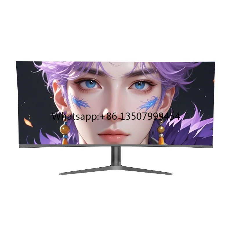 34 Inch 4K 100Hz IPS 21:9 Curved Gaming Monitor with DP Interface 100% SRGB Color New Desktop