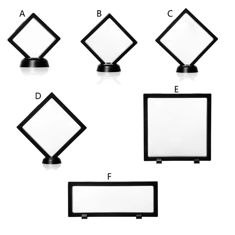 Challenge Coin Display Stand 3D Floating Transparent Phone Case Jewelry Specimen Military Medal Stand Frame Wholesale
